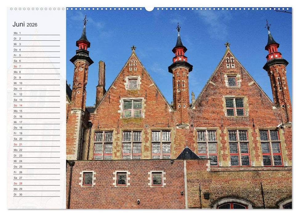 Belgien entdecken - Brügge und Leuven (CALVENDO Wandkalender 2026)