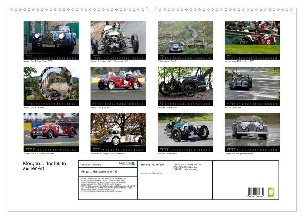 Morgan... der letzte seiner Art (CALVENDO Wandkalender 2026)