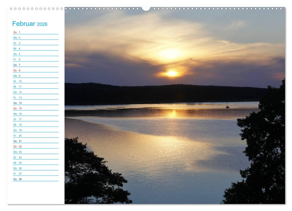 Urlaubsparadies Scharmützelsee (CALVENDO Wandkalender 2026)