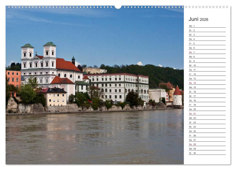 Pittoreskes Passau (CALVENDO Premium Wandkalender 2026)