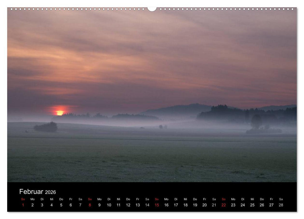 Lichtstimmungen Schweiz 2026 (CALVENDO Wandkalender 2026)