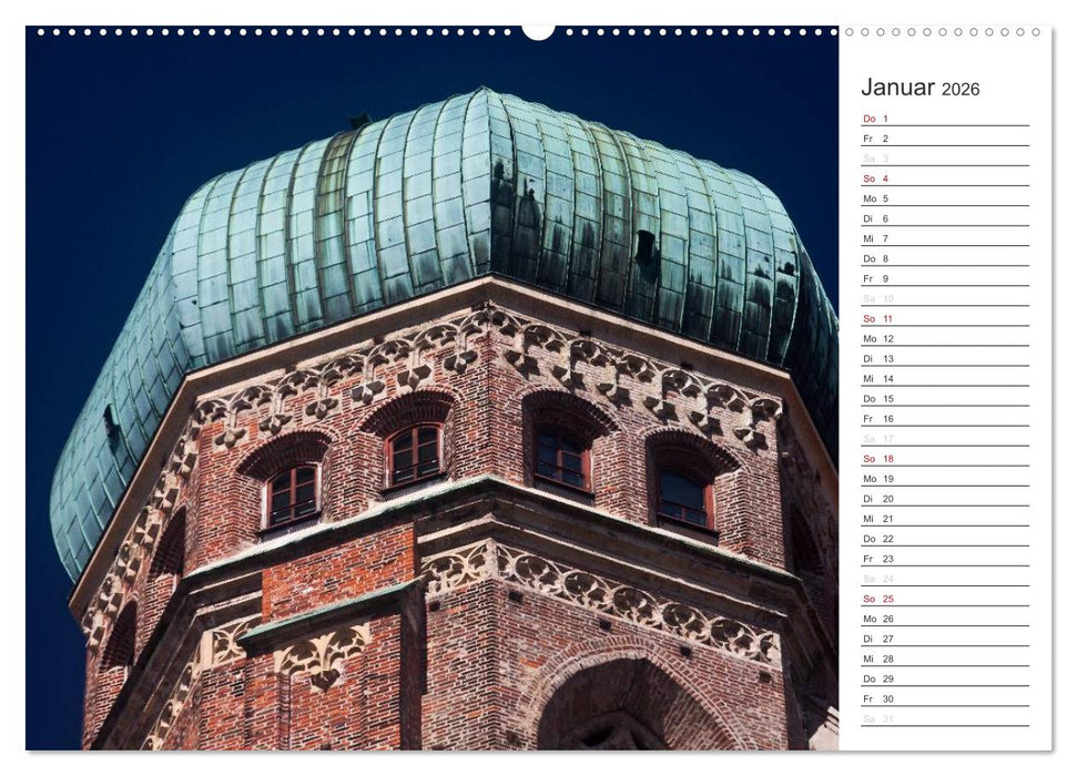 München - Die Schöne (CALVENDO Premium Wandkalender 2026)