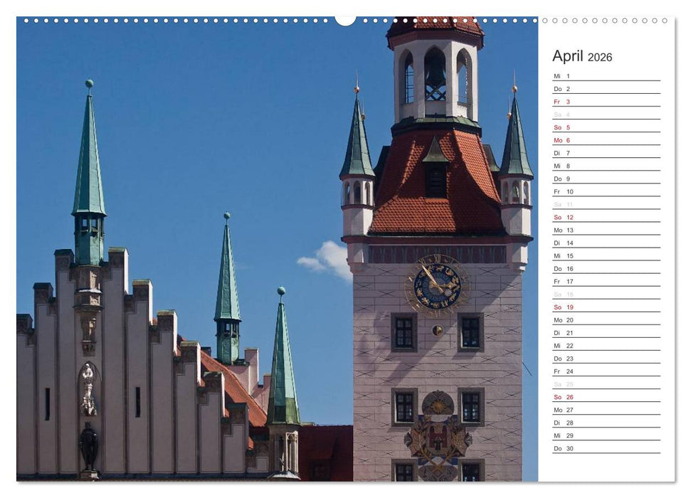 München - Die Schöne (CALVENDO Premium Wandkalender 2026)