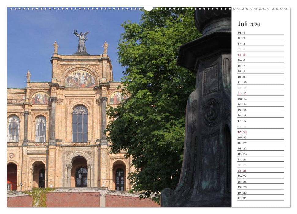 München - Die Schöne (CALVENDO Premium Wandkalender 2026)