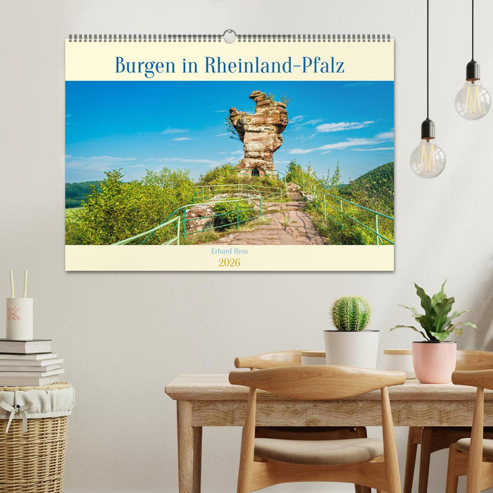Burgen in Rheinland-Pfalz (CALVENDO Wandkalender 2026)