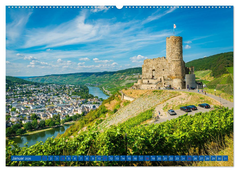 Burgen in Rheinland-Pfalz (CALVENDO Wandkalender 2026)