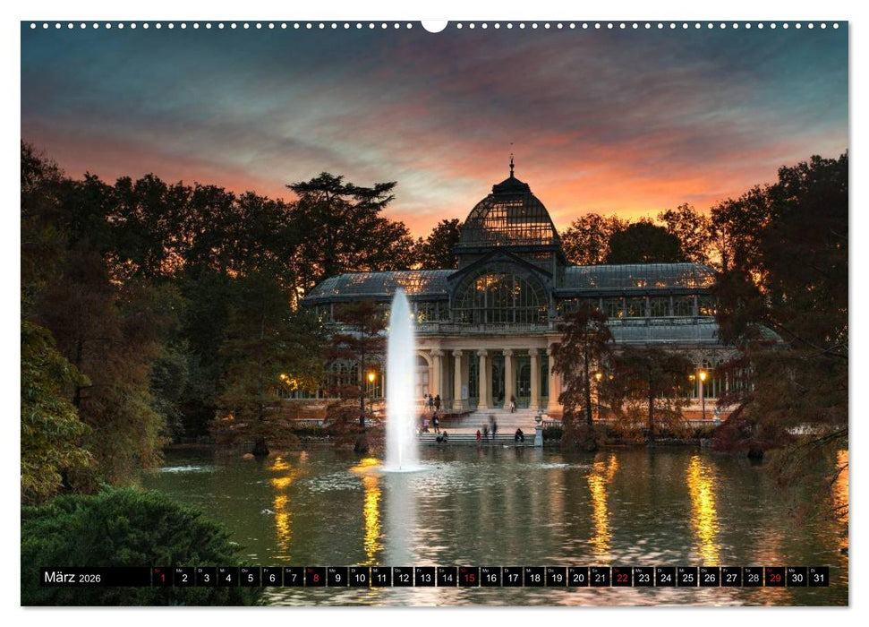 Metropole Madrid (CALVENDO Premium Wandkalender 2026)
