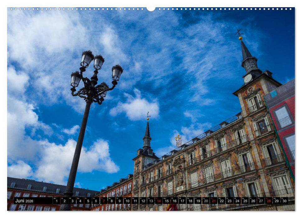 Metropole Madrid (CALVENDO Premium Wandkalender 2026)