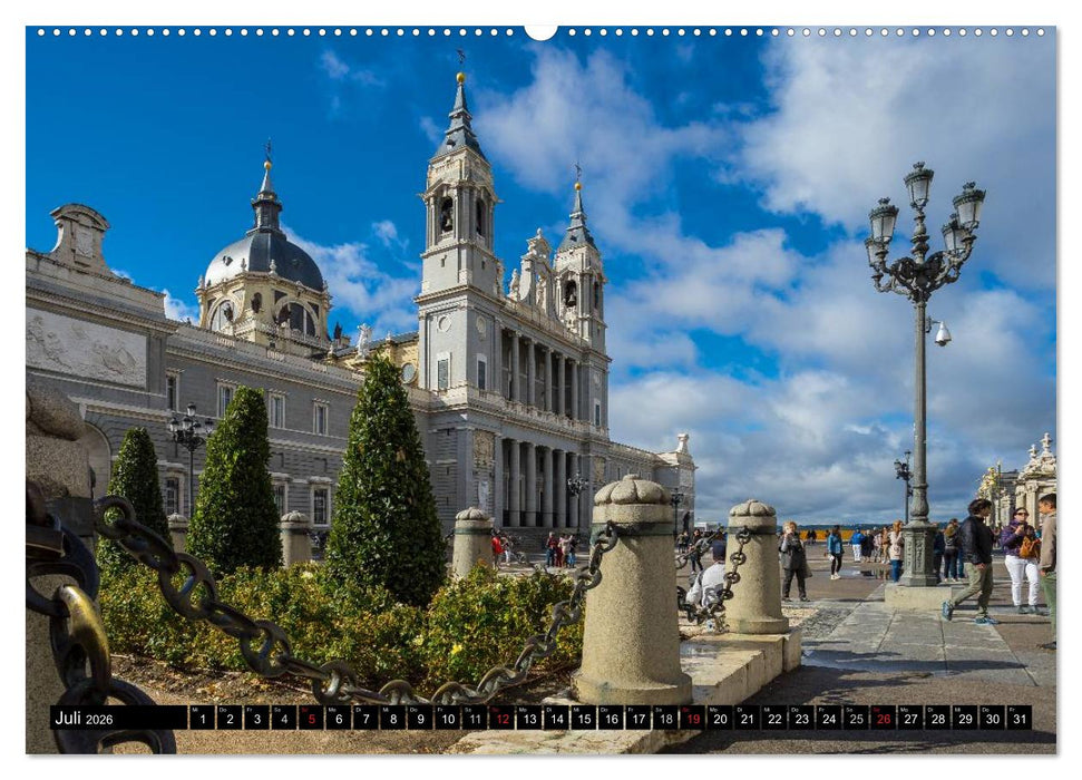 Metropole Madrid (CALVENDO Premium Wandkalender 2026)