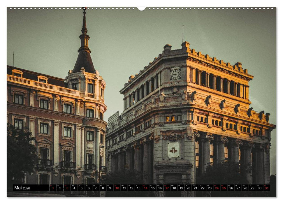 Hauptstadt Madrid (CALVENDO Premium Wandkalender 2026)