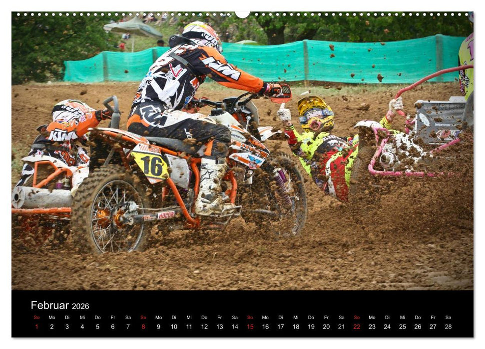 Motocross Kalender - Emotionen auf 2 Rädern (CALVENDO Premium Wandkalender 2026)