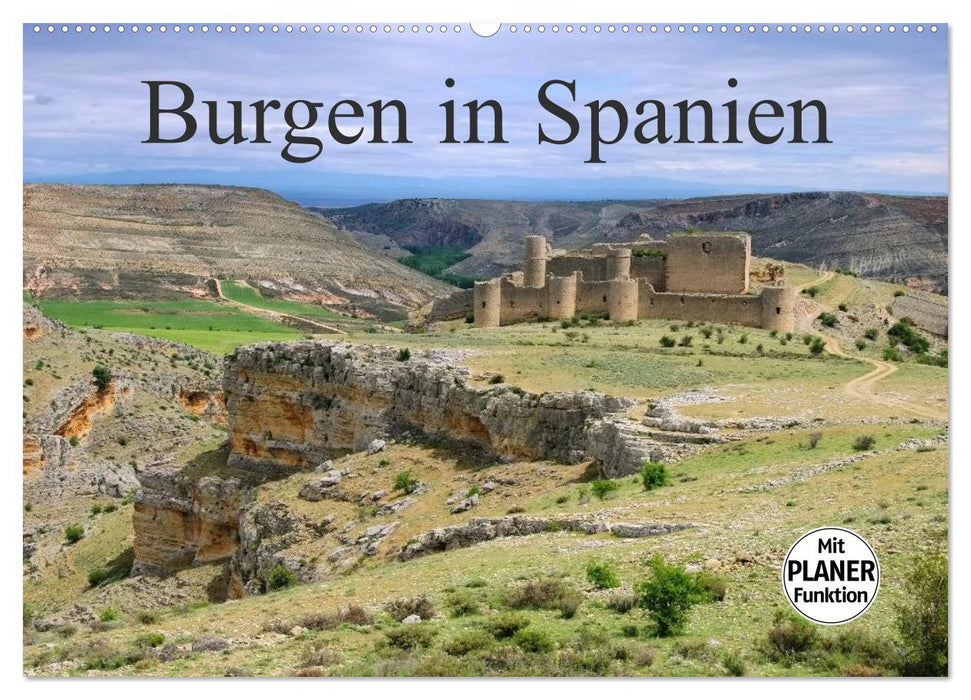 Burgen in Spanien (CALVENDO Wandkalender 2026)