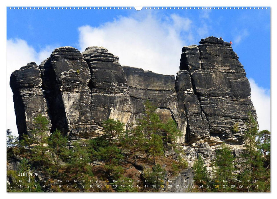 ElbsandSTEIN, kunstwerk der natur (CALVENDO Premium Wandkalender 2026)