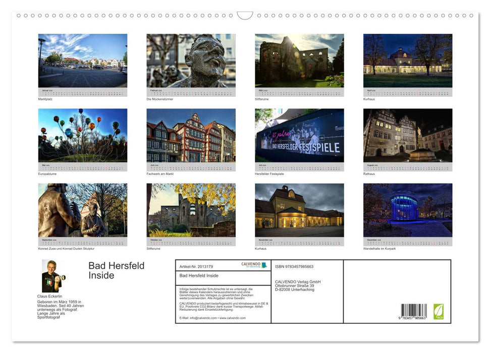 Bad Hersfeld Inside (CALVENDO Wandkalender 2026)