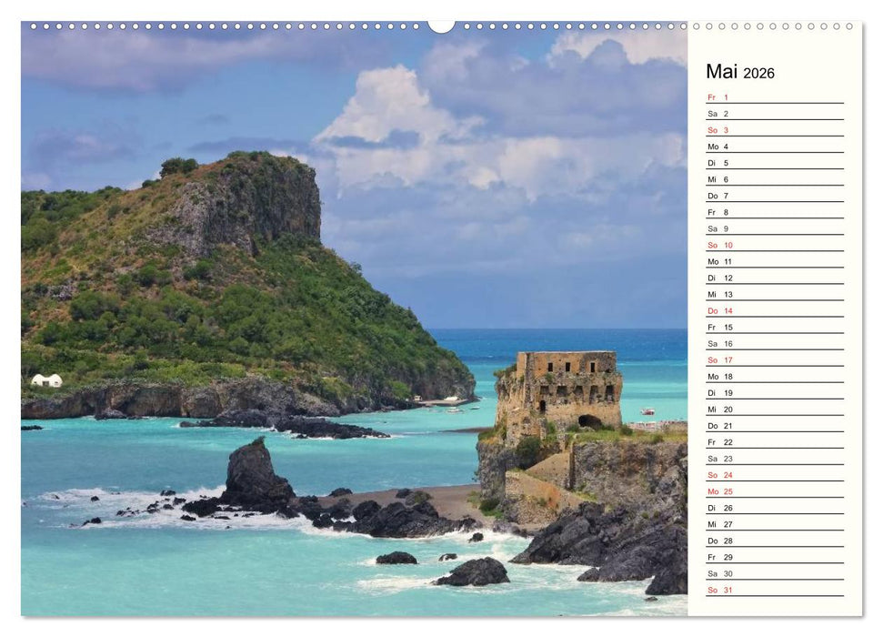 Kalabrien (CALVENDO Premium Wandkalender 2026)