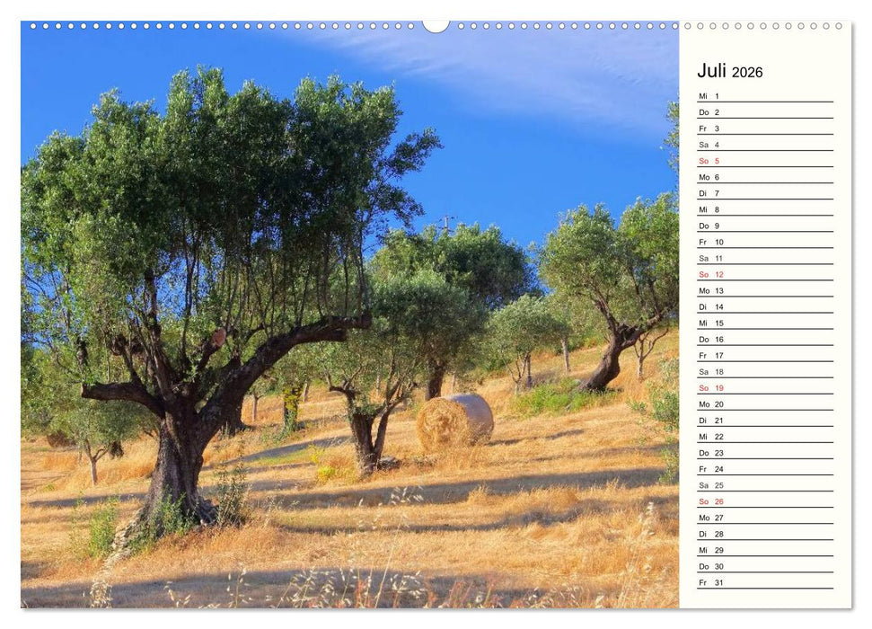 Kalabrien (CALVENDO Premium Wandkalender 2026)