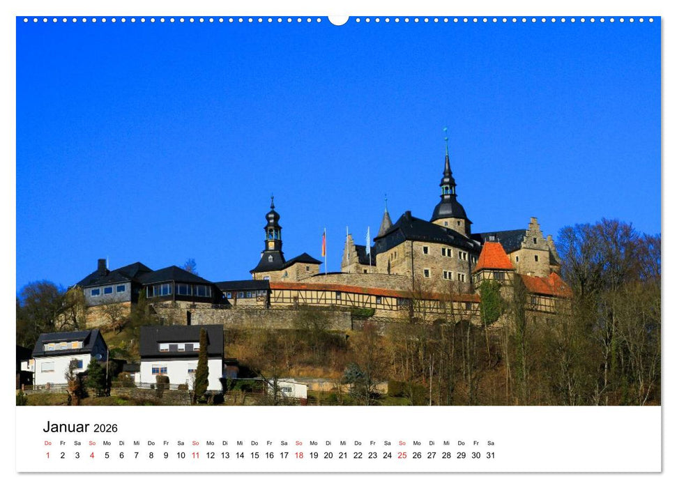 Deutschlands Burgen - Von der Burg zum Schloss (CALVENDO Premium Wandkalender 2026)