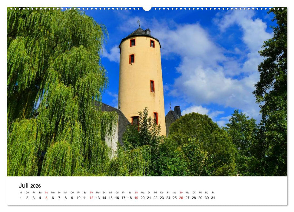 Deutschlands Burgen - Von der Burg zum Schloss (CALVENDO Premium Wandkalender 2026)