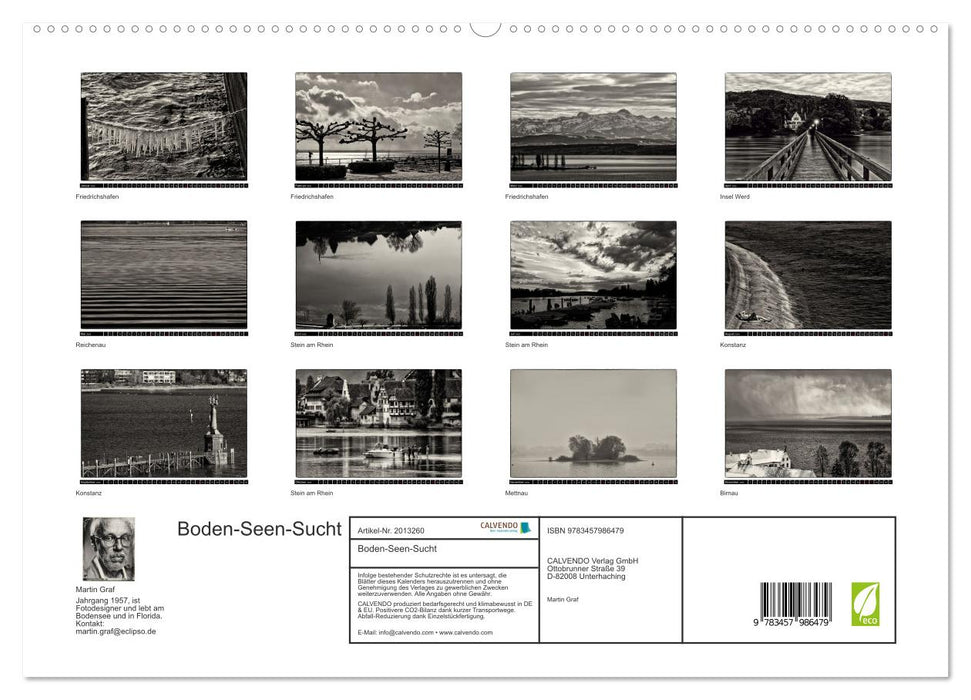 Boden-Seen-Sucht (CALVENDO Premium Wandkalender 2026)