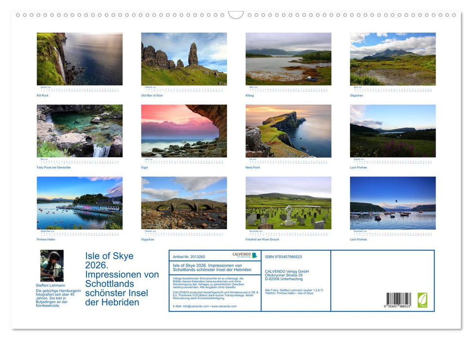 Isle of Skye 2026. Impressionen von Schottlands schönster Insel der Hebriden (CALVENDO Wandkalender 2026)
