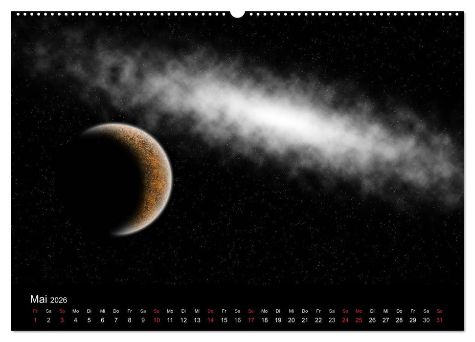 Fantasievolles Weltall (CALVENDO Wandkalender 2026)