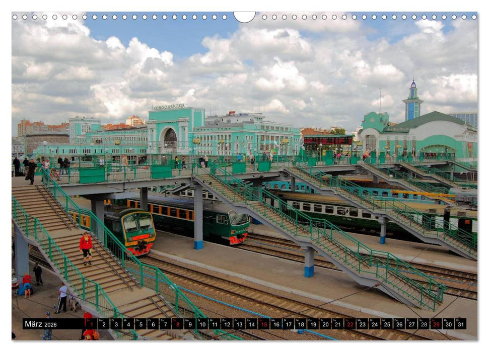 Der Transsibirische Eisenbahn Kalender (CALVENDO Wandkalender 2026)