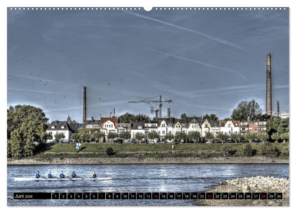 Duisburg am Rhein - R(h)einblicke (CALVENDO Wandkalender 2026)