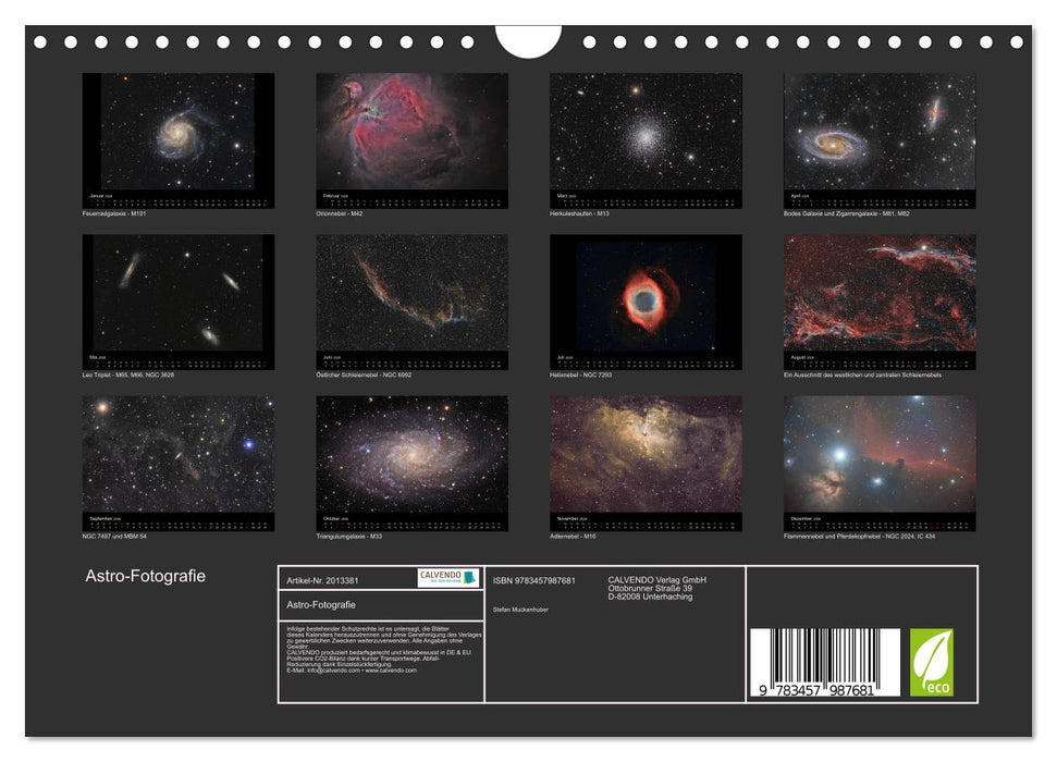 Astro-Fotografie (CALVENDO Wandkalender 2026)