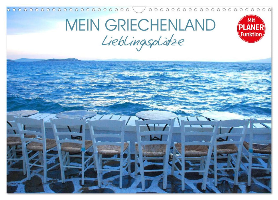 Mein Griechenland - Lieblingsplätze (CALVENDO Wandkalender 2026)