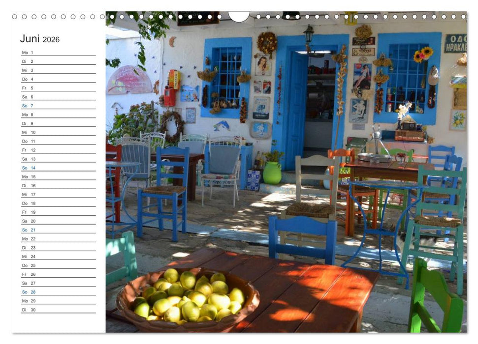 Mein Griechenland - Lieblingsplätze (CALVENDO Wandkalender 2026)