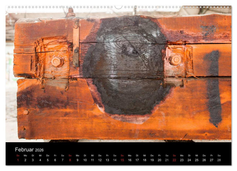 Verlassene Orte. Alter Postbahnhof Leipzig (CALVENDO Premium Wandkalender 2026)