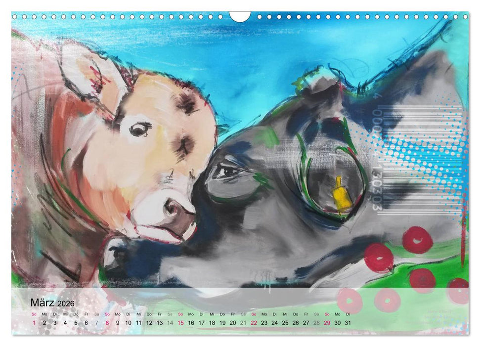 Kunst-Kalender von Stefanie Rogge (CALVENDO Wandkalender 2026)