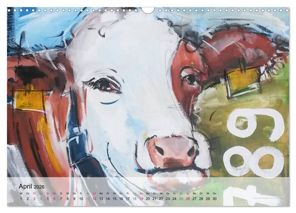 Kunst-Kalender von Stefanie Rogge (CALVENDO Wandkalender 2026)