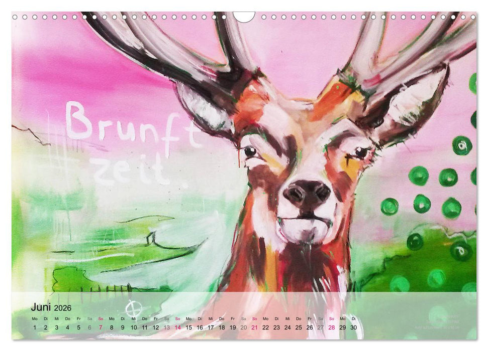 Kunst-Kalender von Stefanie Rogge (CALVENDO Wandkalender 2026)
