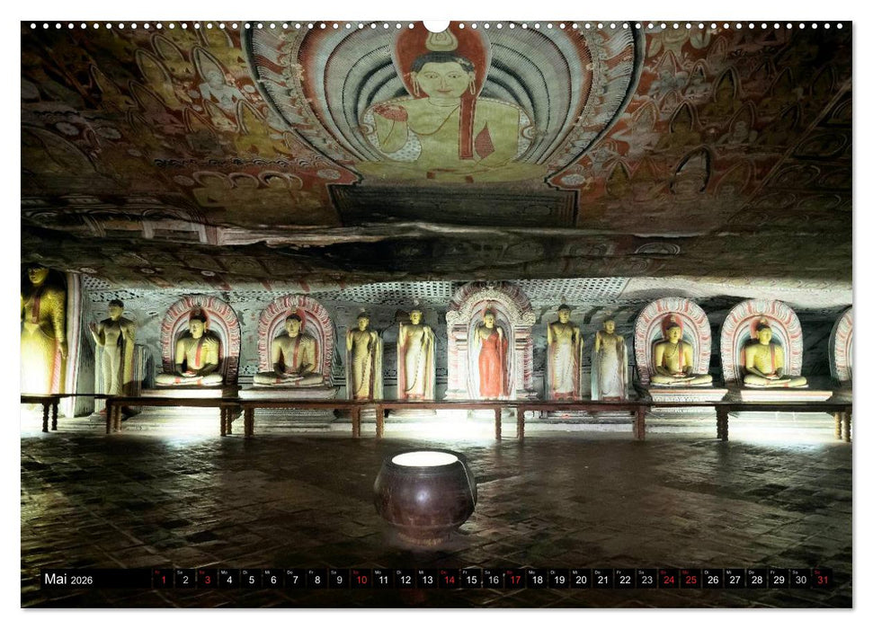 Sri Lanka - Highlights (CALVENDO Wandkalender 2026)