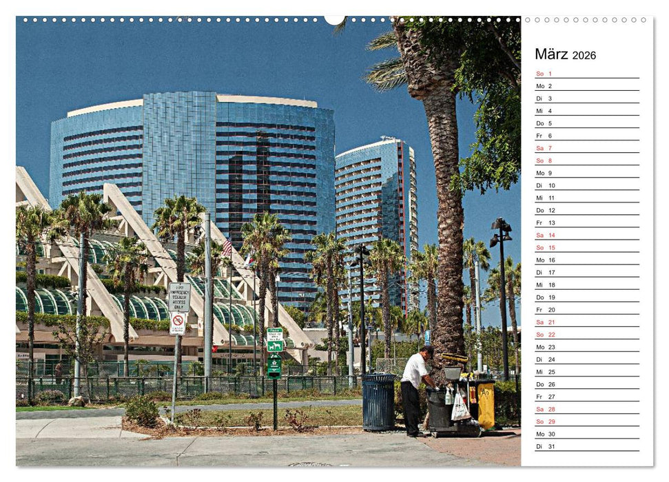 San Diego (CALVENDO Premium Wandkalender 2026)