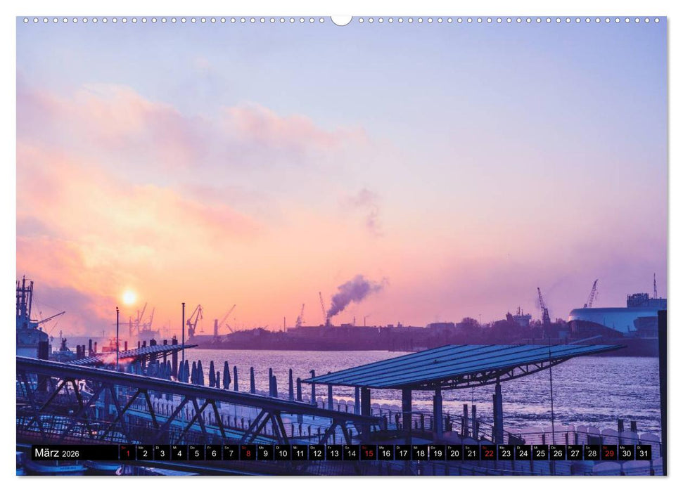 Hamburg - die schönste Stadt der Welt (CALVENDO Premium Wandkalender 2026)
