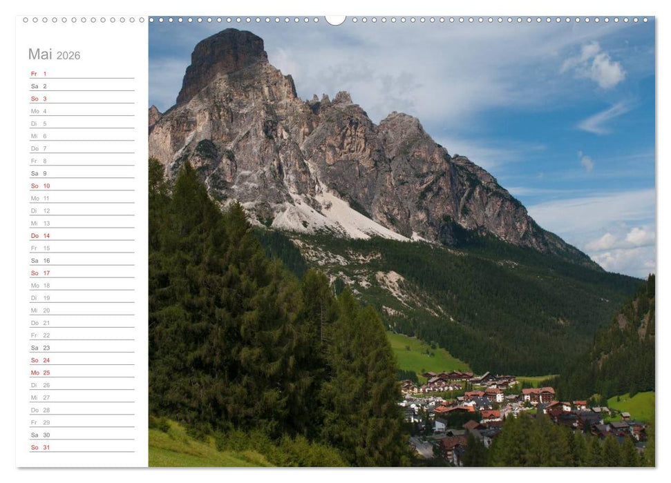 Wundervolle Plätze in Südtirol (CALVENDO Premium Wandkalender 2026)