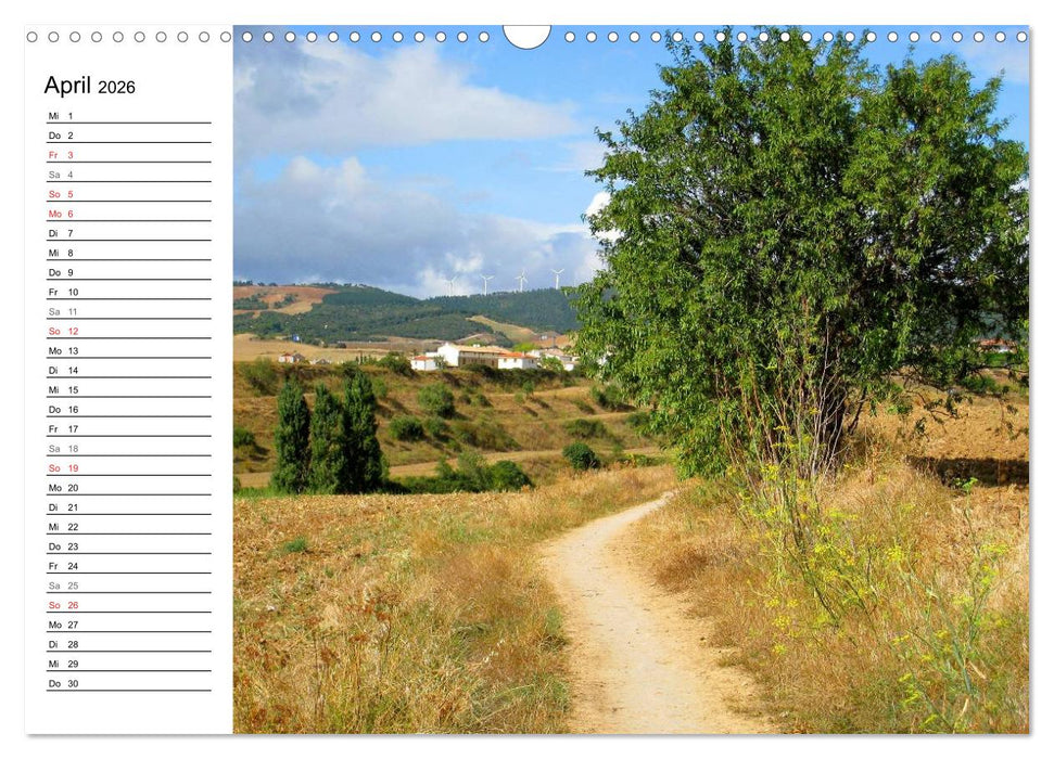Jakobsweg - Camino Frances (CALVENDO Wandkalender 2026)
