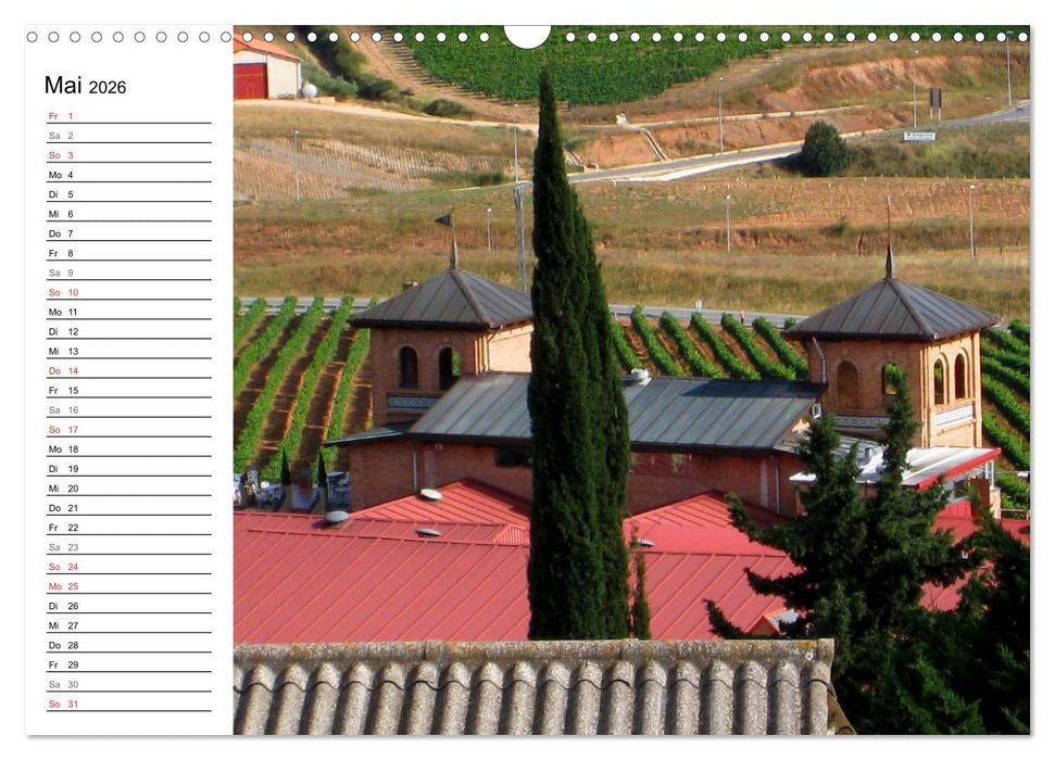 Jakobsweg - Camino Frances (CALVENDO Wandkalender 2026)