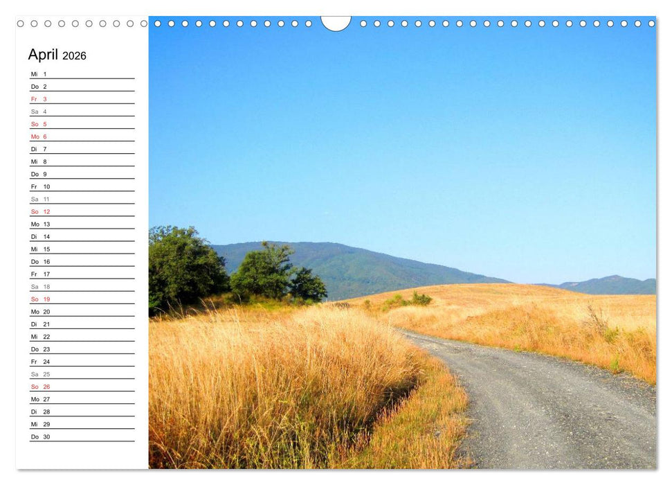 Franziskusweg - Camino di Assisi (CALVENDO Wandkalender 2026)