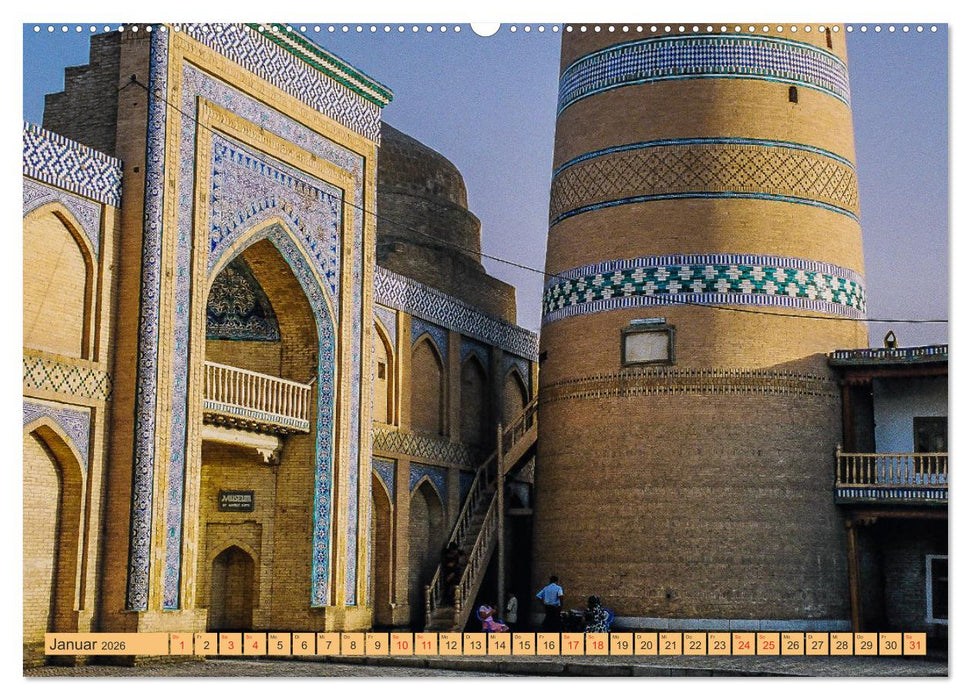 Seidenstraße - Khiva bis Lanzhou (CALVENDO Wandkalender 2026)