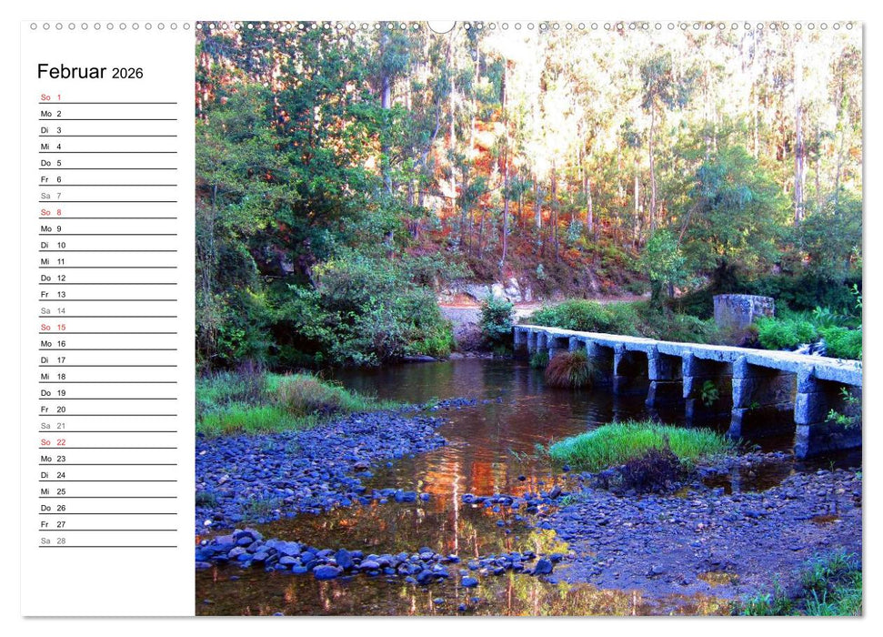 Jakobsweg - Camino Portugues (CALVENDO Wandkalender 2026)