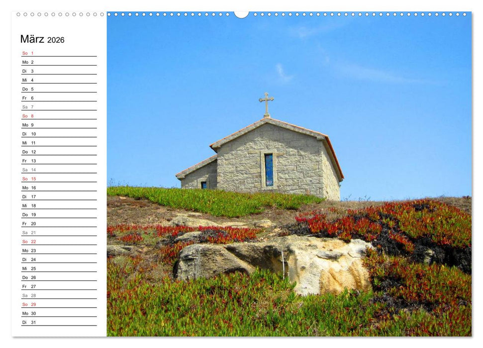 Jakobsweg - Camino Portugues (CALVENDO Wandkalender 2026)