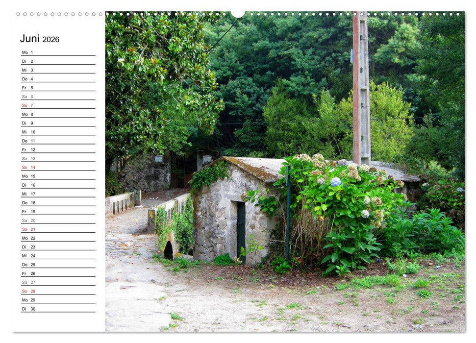 Jakobsweg - Camino Portugues (CALVENDO Wandkalender 2026)