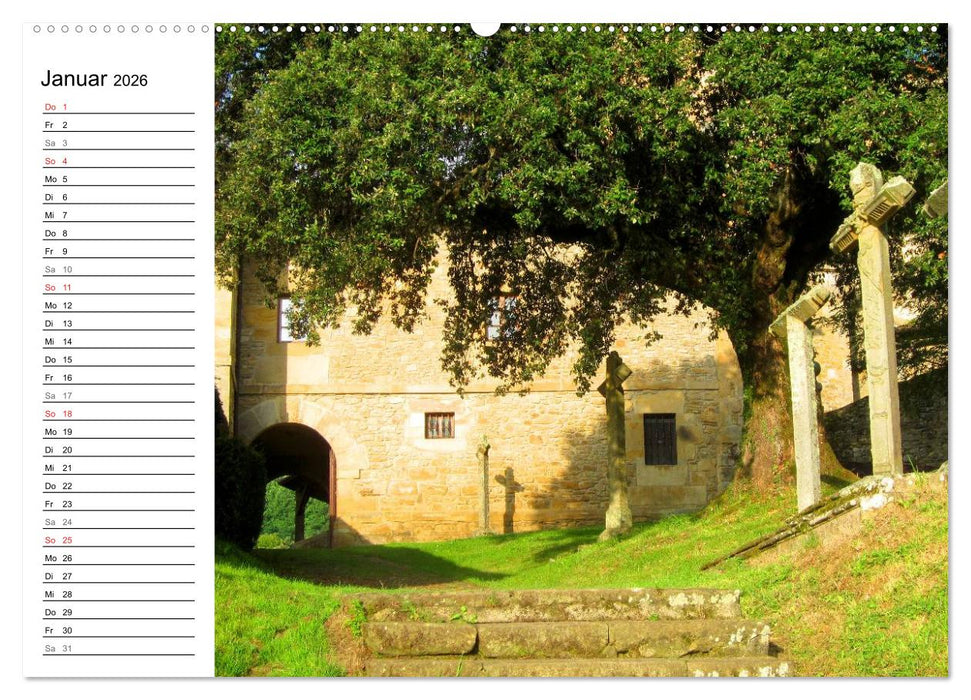Camino del norte - Küstenweg (CALVENDO Wandkalender 2026)