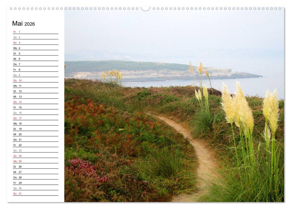 Camino del norte - Küstenweg (CALVENDO Wandkalender 2026)