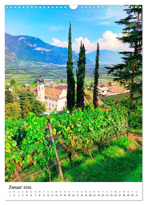 Südtirol zum Kennenlernen im Sommer (CALVENDO Wandkalender 2026)