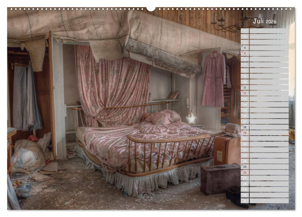Lost Places - verlassene Orte (CALVENDO Premium Wandkalender 2026)