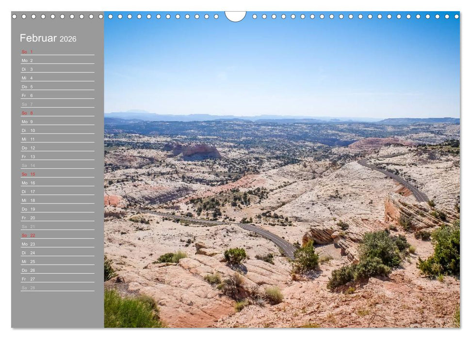 Biker Paradies - Die Canyons der USA (CALVENDO Wandkalender 2026)